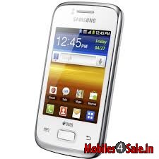 White Samsung Galaxy Y Duos S6102