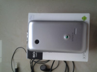 Black Silver Sony Xperia tipo dual