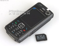 Metallic-black Nokia N70 Music Edition