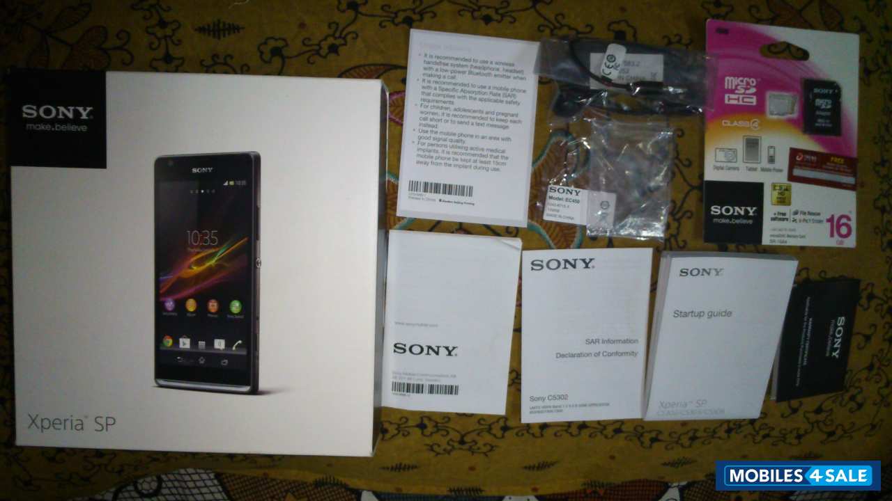 Black Sony Xperia SP