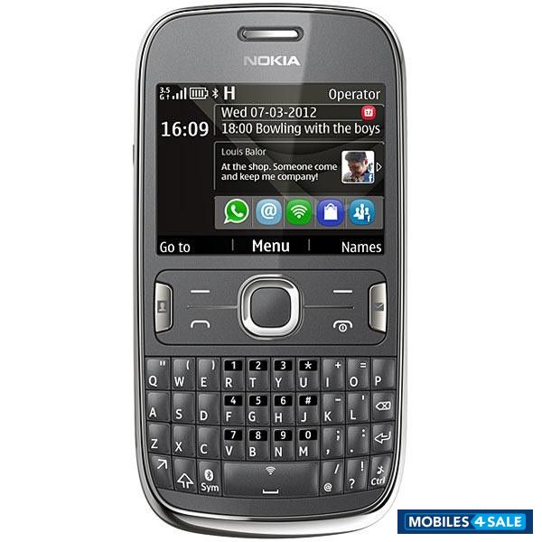 Black Nokia Asha 302