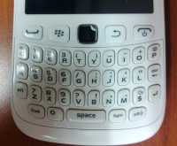 White BlackBerry Curve 9320