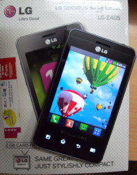 Black LG Optimus L3 Dual