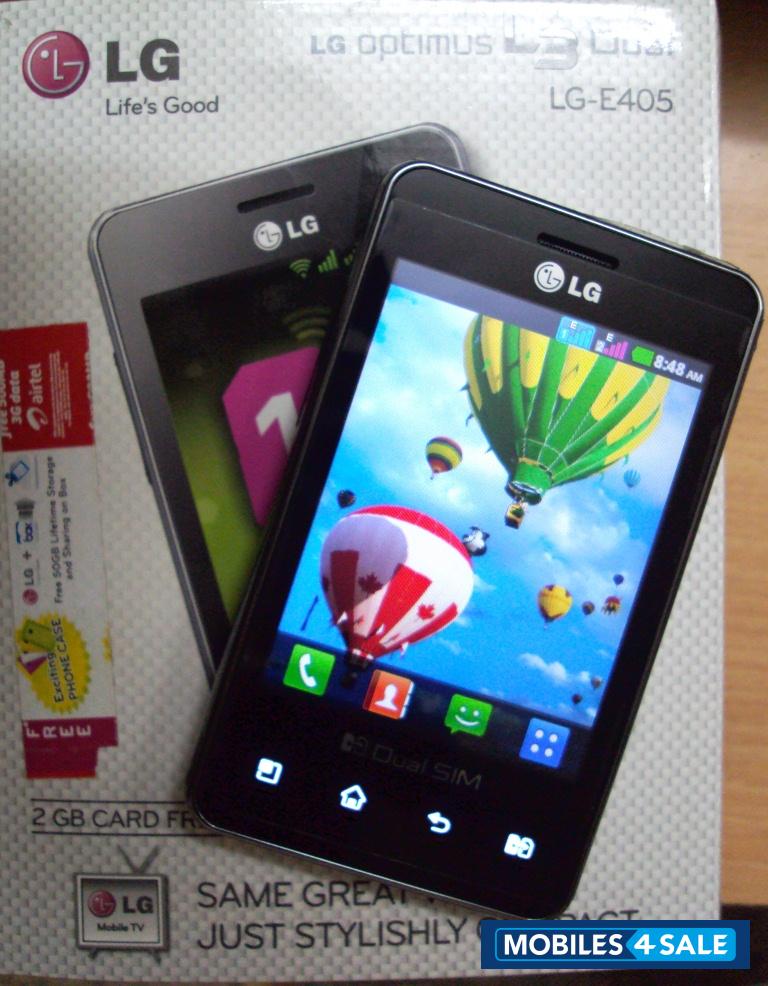 Black LG Optimus L3 Dual