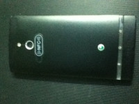 Black Sony Xperia P