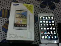 White Samsung Galaxy Note