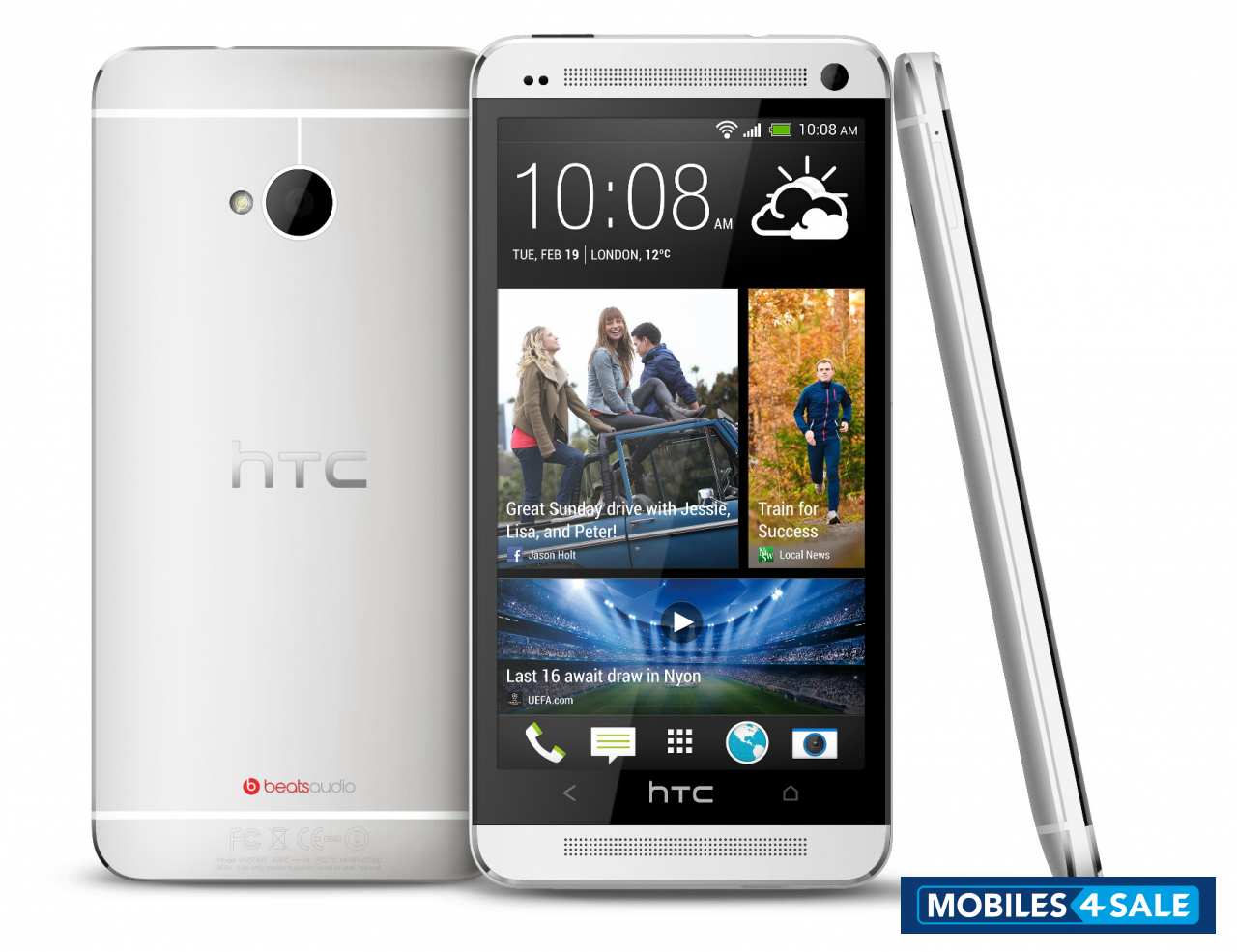 Silver HTC One