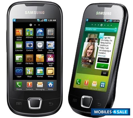 Black Samsung Galaxy Apollo GT-i5801