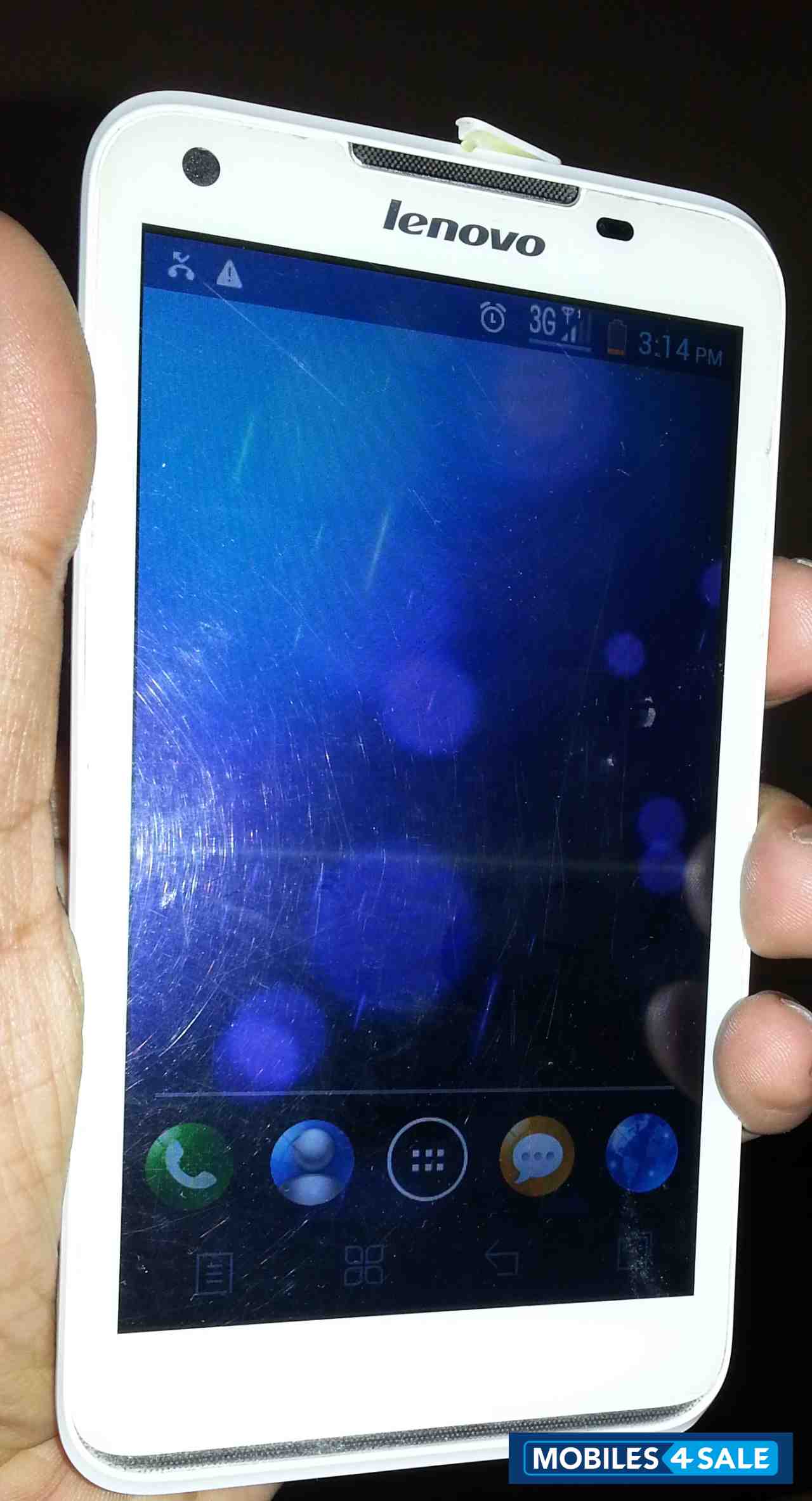 White Lenovo  S880