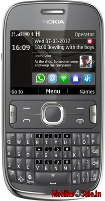 Black Nokia Asha 302