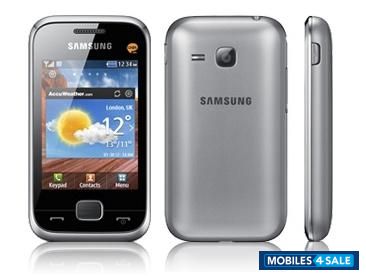 Silver Samsung Champ Deluxe Duos C3312