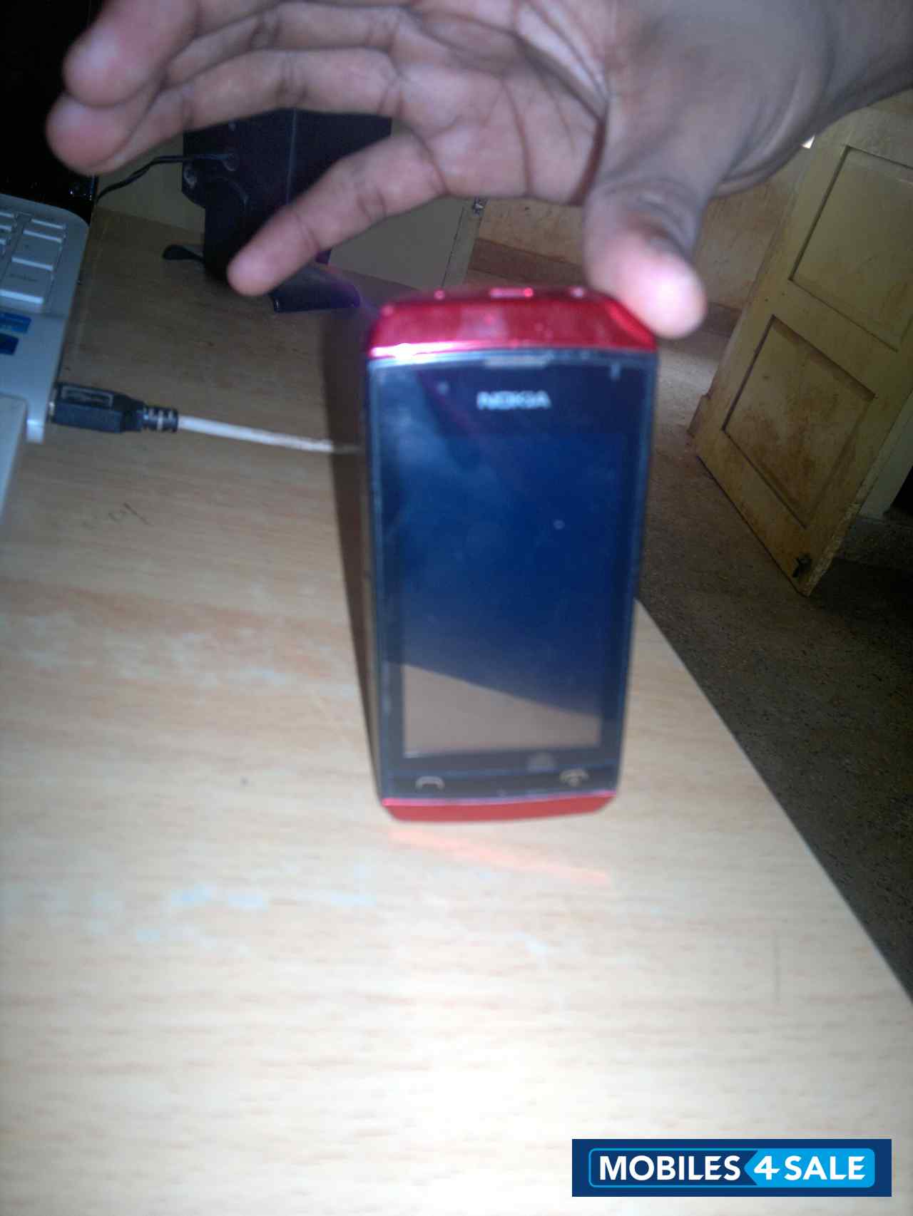 Red With Black Nokia Asha 305