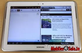 White Samsung Galaxy Note 800 Tab