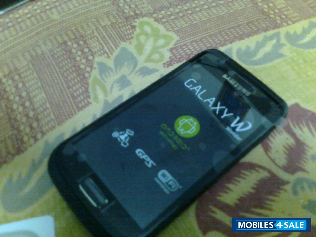 Black Samsung Galaxy W I8150