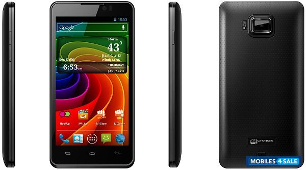 Black Micromax A91 Ninja