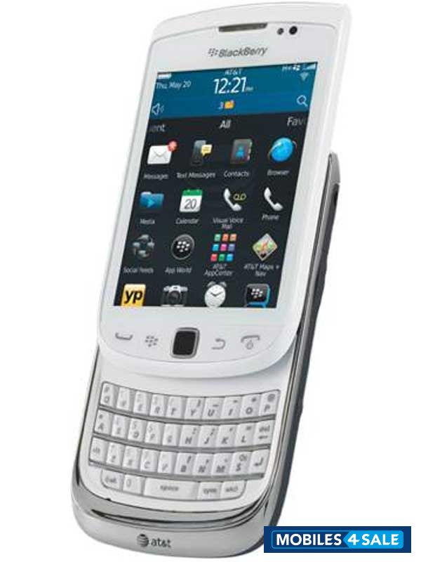 White BlackBerry Torch 9810