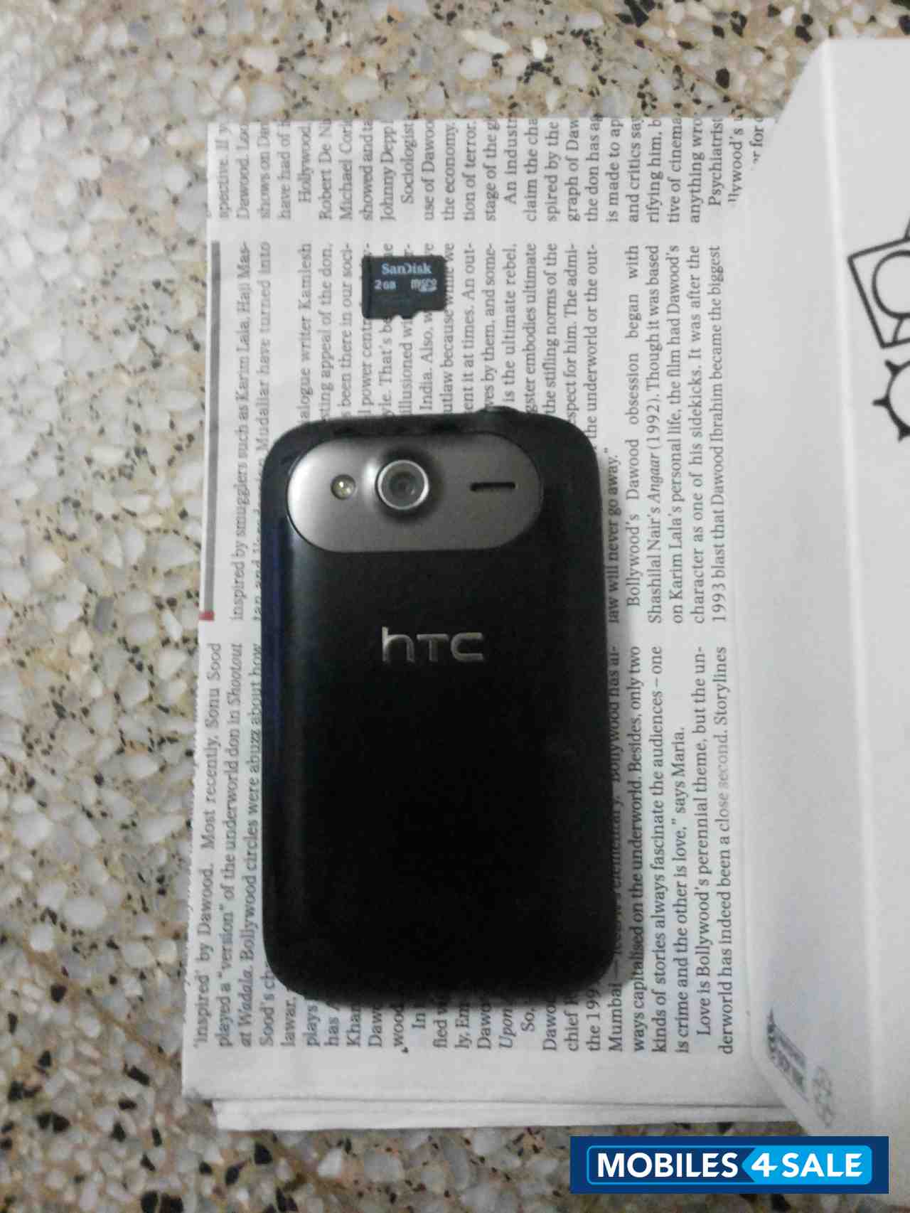 Black HTC Wildfire S