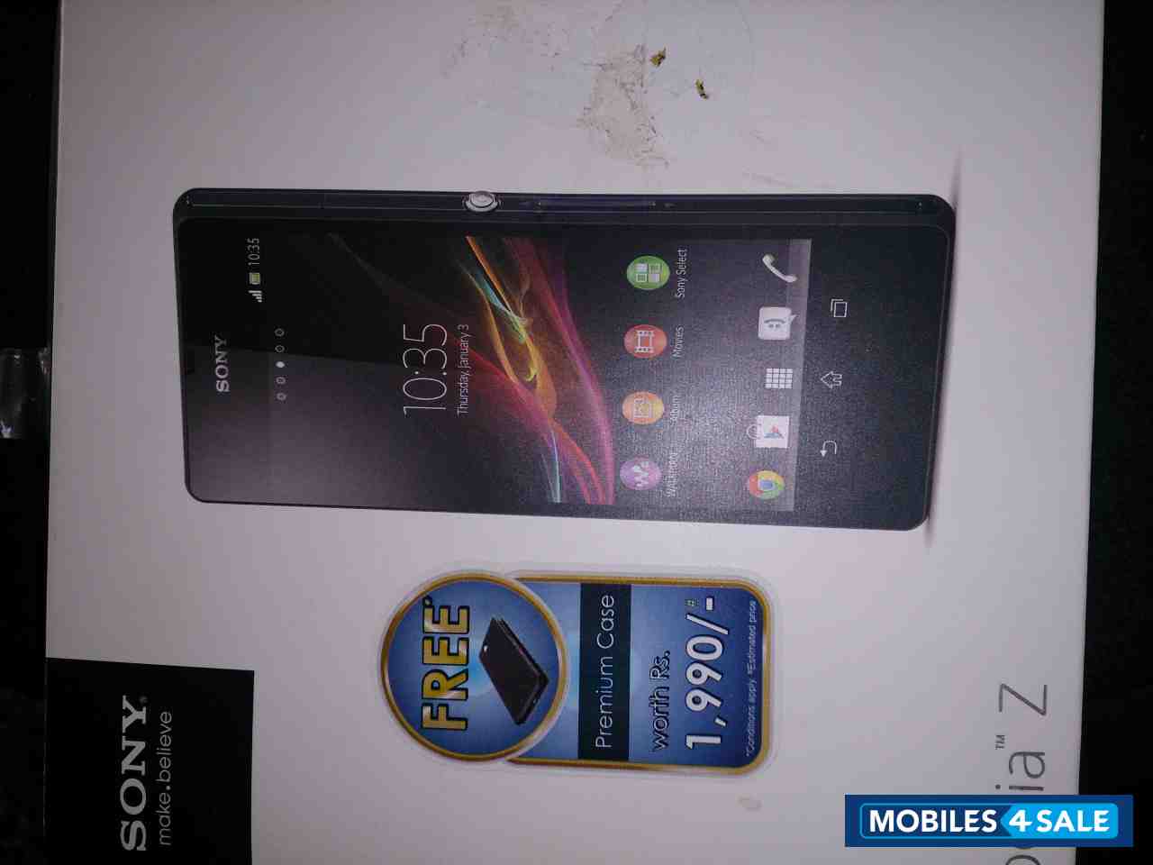 Black Sony Xperia Z