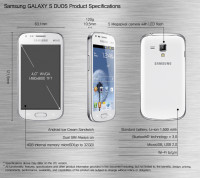 White Samsung Galaxy S Duos