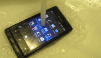 Black Sony Xperia go