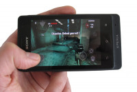 Black Sony Xperia go