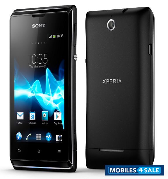 Black Sony Xperia E Dual