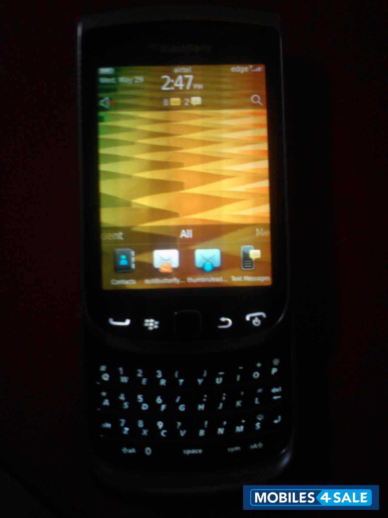 Silver BlackBerry Torch 9810