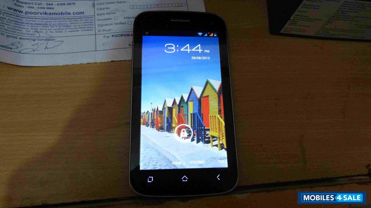 Black Micromax Canvas 2 A110