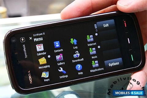 Black Nokia XpressMusic 5800