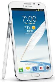 White Samsung Galaxy Note 2