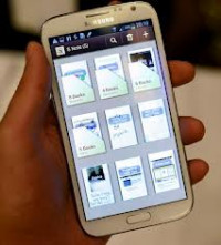 White Samsung Galaxy Note 2