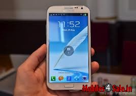 White Samsung Galaxy Note 2