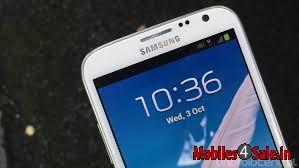 White Samsung Galaxy Note 2