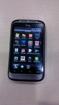 Black & Silver HTC Wildfire S