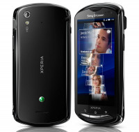 Black Sony Ericsson Xperia pro