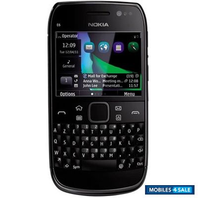 Black Nokia E6 Touch n Type