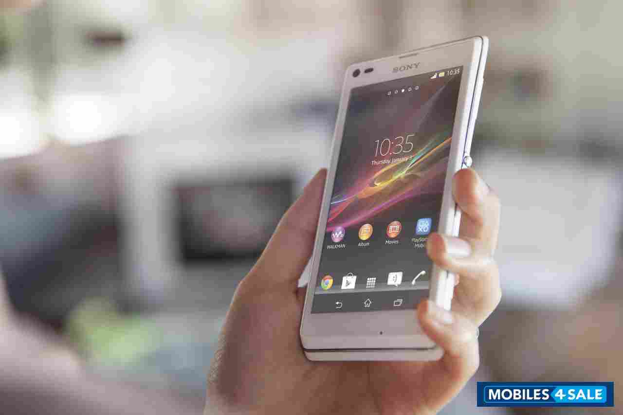 White Sony Xperia L