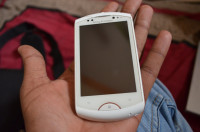 White Sony Ericsson WT19i live with walkman