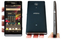 Black Sony Xperia SP