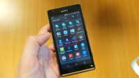 Black Sony Xperia SP