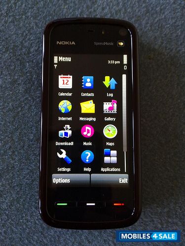 Black & Red Nokia XpressMusic 5800