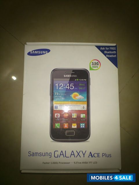 Black Samsung Galaxy Ace Plus