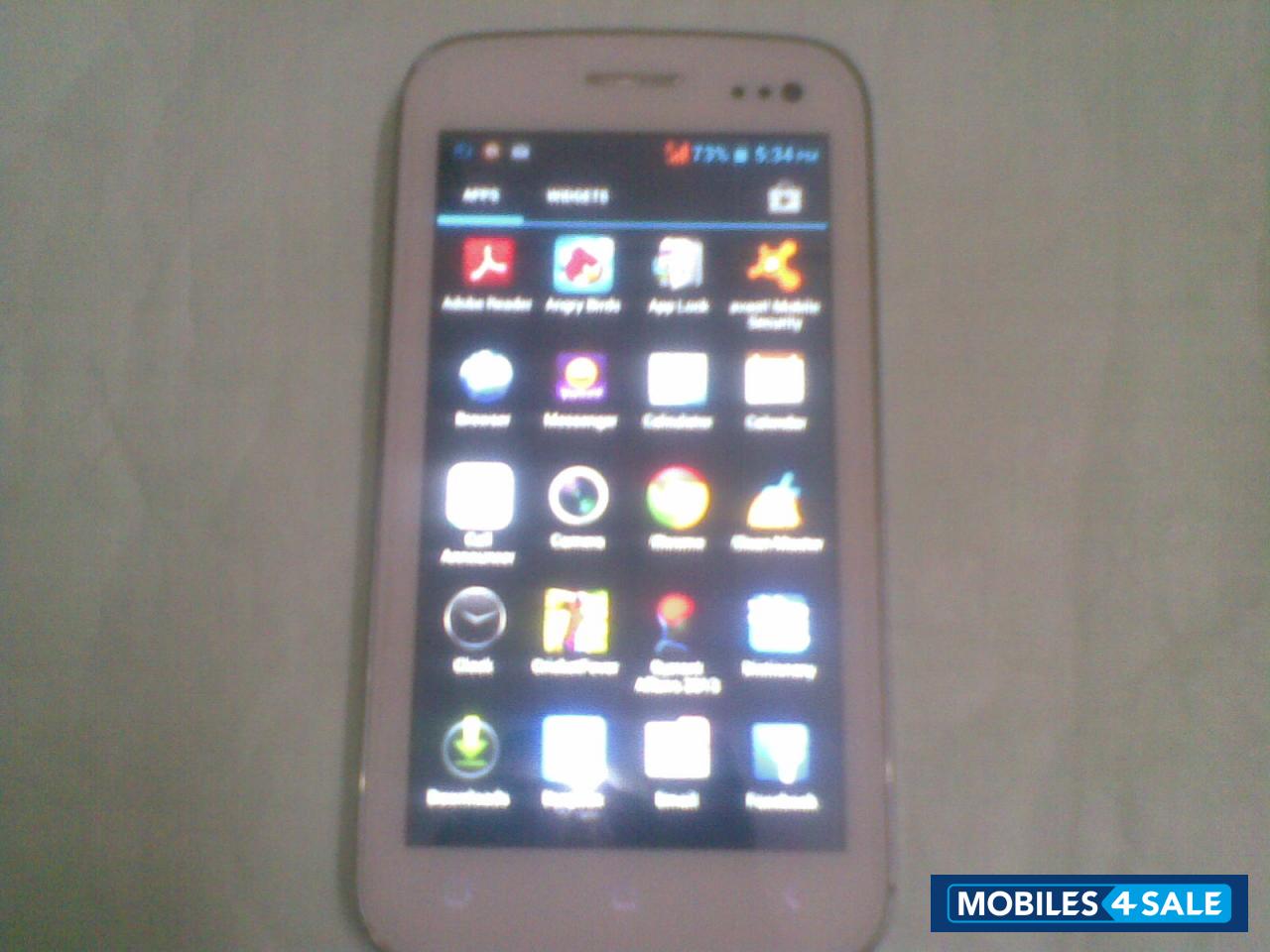 White Micromax Canvas 2 A110