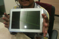 White Samsung Galaxy Note 800 Tab