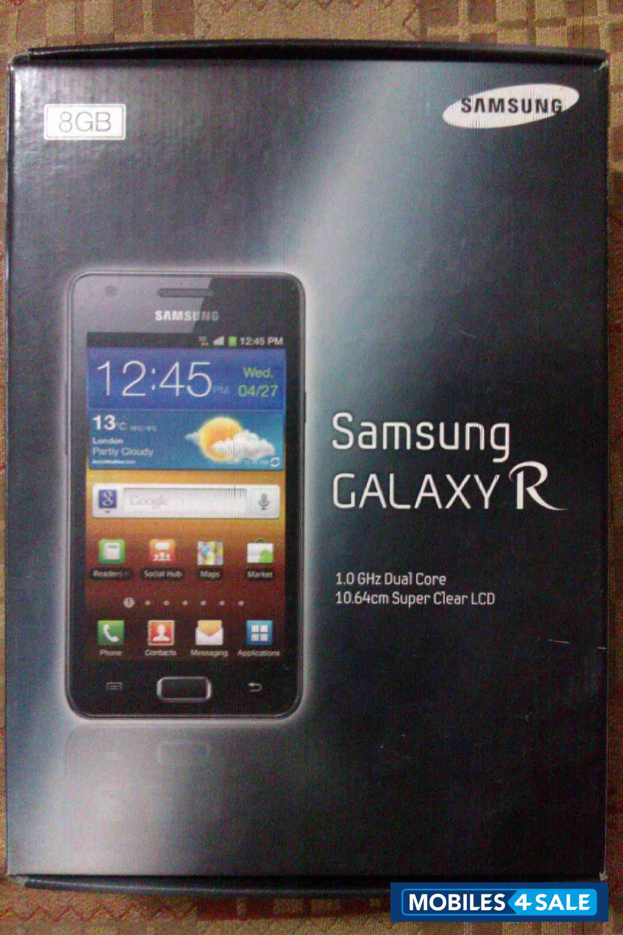 Metallic Grey Samsung Galaxy R