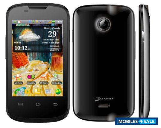 Black Micromax A57