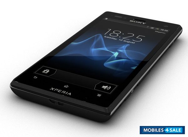 Black Sony Xperia acro S