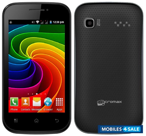 Black Micromax A35 Bolt