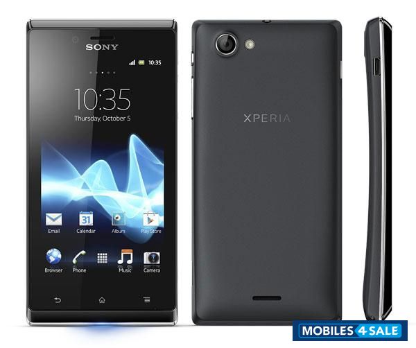 Black Sony Xperia J