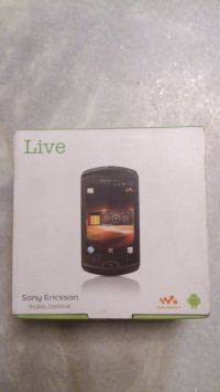 Black Sony Ericsson WT19i live with walkman